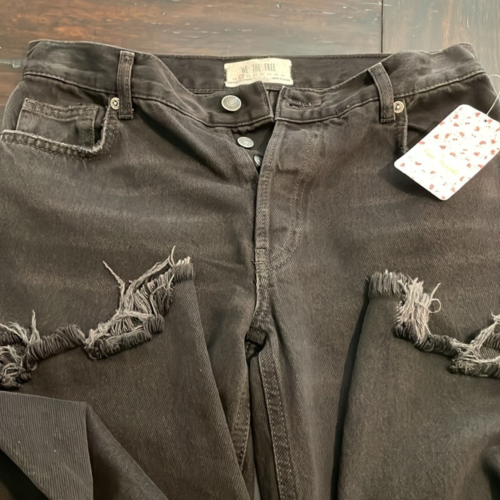 We The Free Washed Black Jeans Size 25, NWT - Picture 11 of 13
